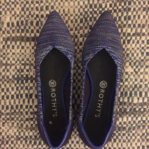 The Point | Rothy’s | Blue Birdseye | Size 9